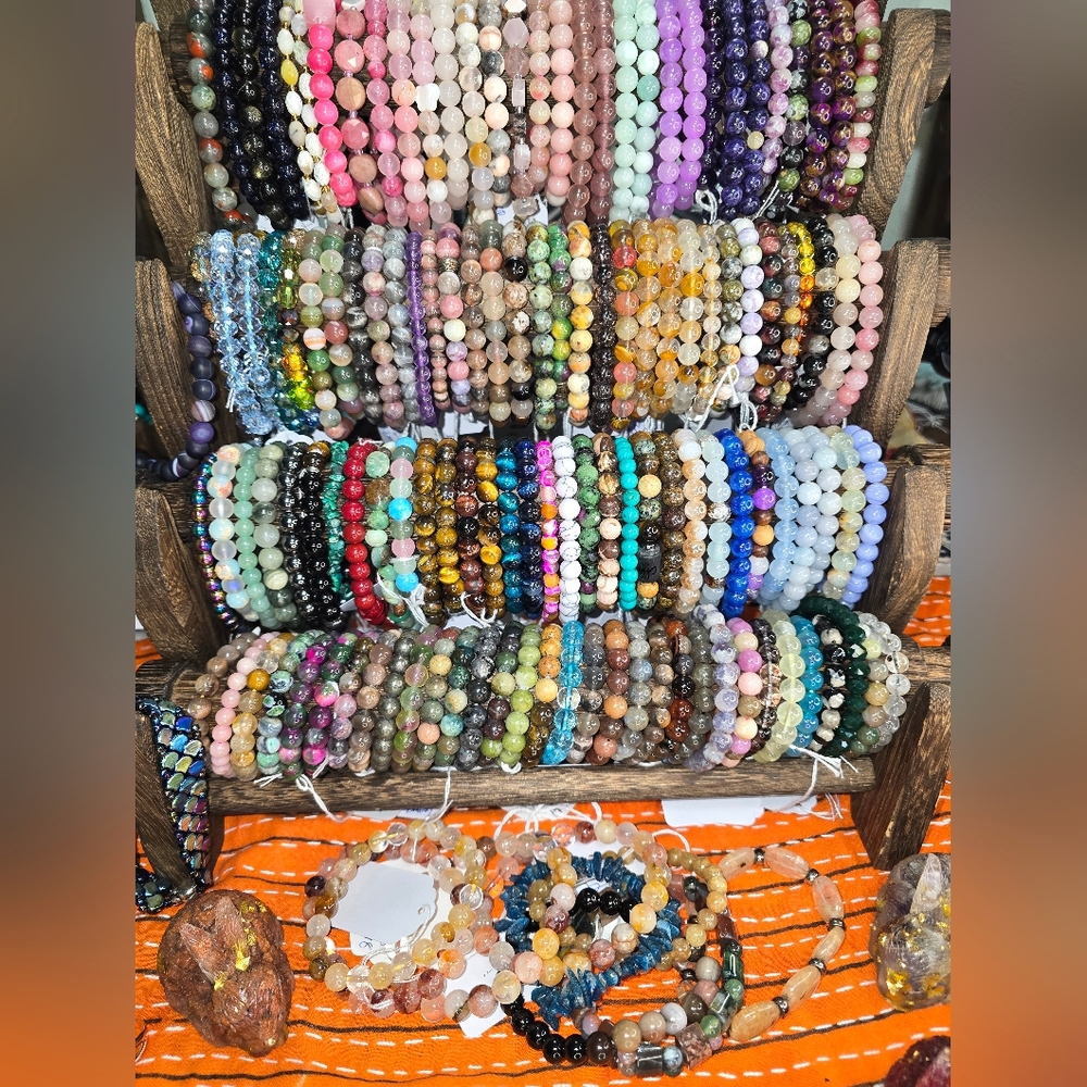 8mm Gemstone Crystal Bracelet Listed And Unlisted Options